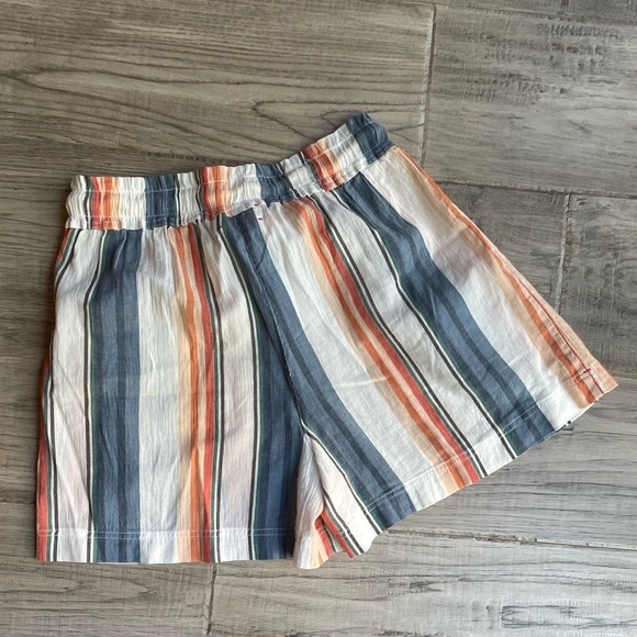 Xirena Cooper Short in Cove Stripe Cotton Lightweight Drawstring Waist SZ XS - Picture 6 of 13